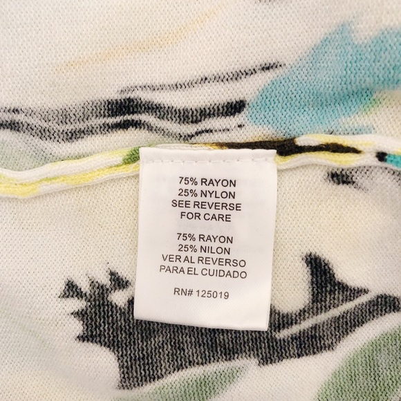 NWOT Joseph A. floral button cardigan - Picture 8 of 8